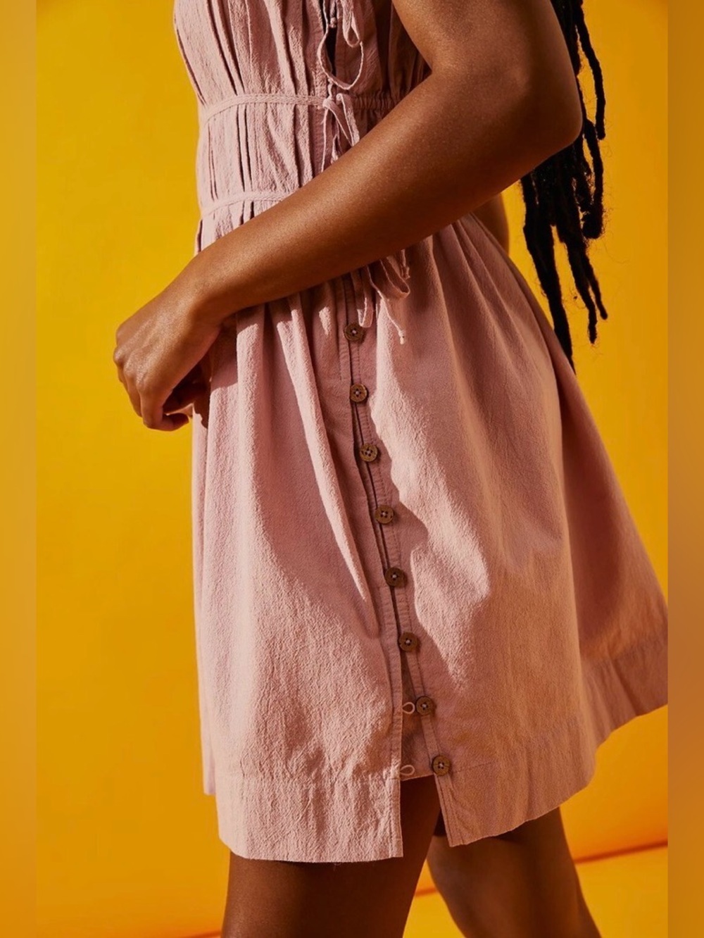 NWOT Free People Blush Pink  Midi dress - Picture 3 of 6